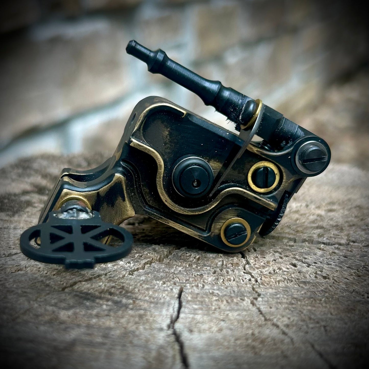 Restomod DK Sidewinder V4 - Buffed Black and Patina - Dan Kubin Rotary -