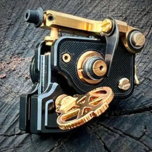 Sidewinder – Featherweight – Black – Gold - Dan Kubin Rotary - SW - FW - BK - GOL