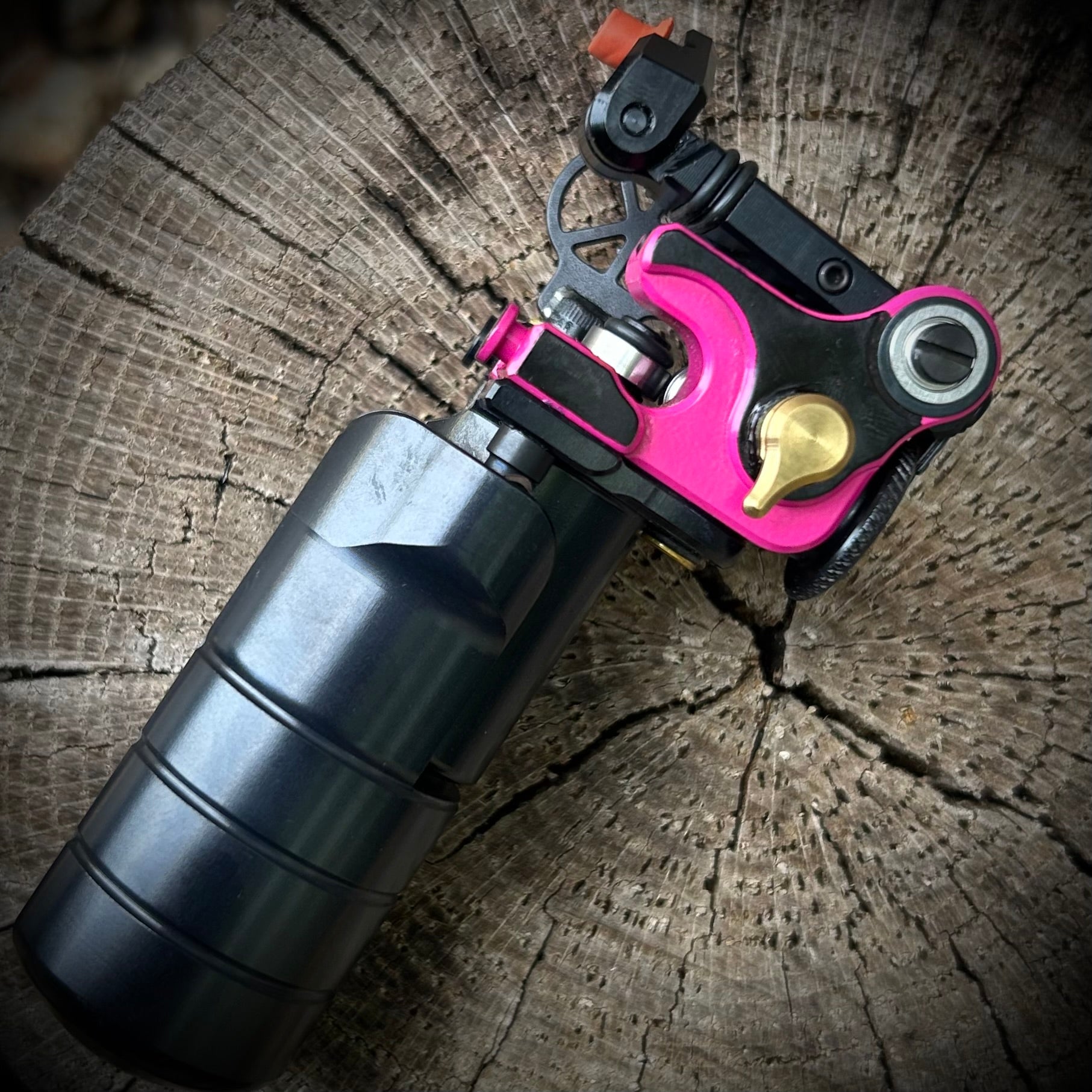 2 Tone Pink Full Monty - Dan Kubin Rotary - 
