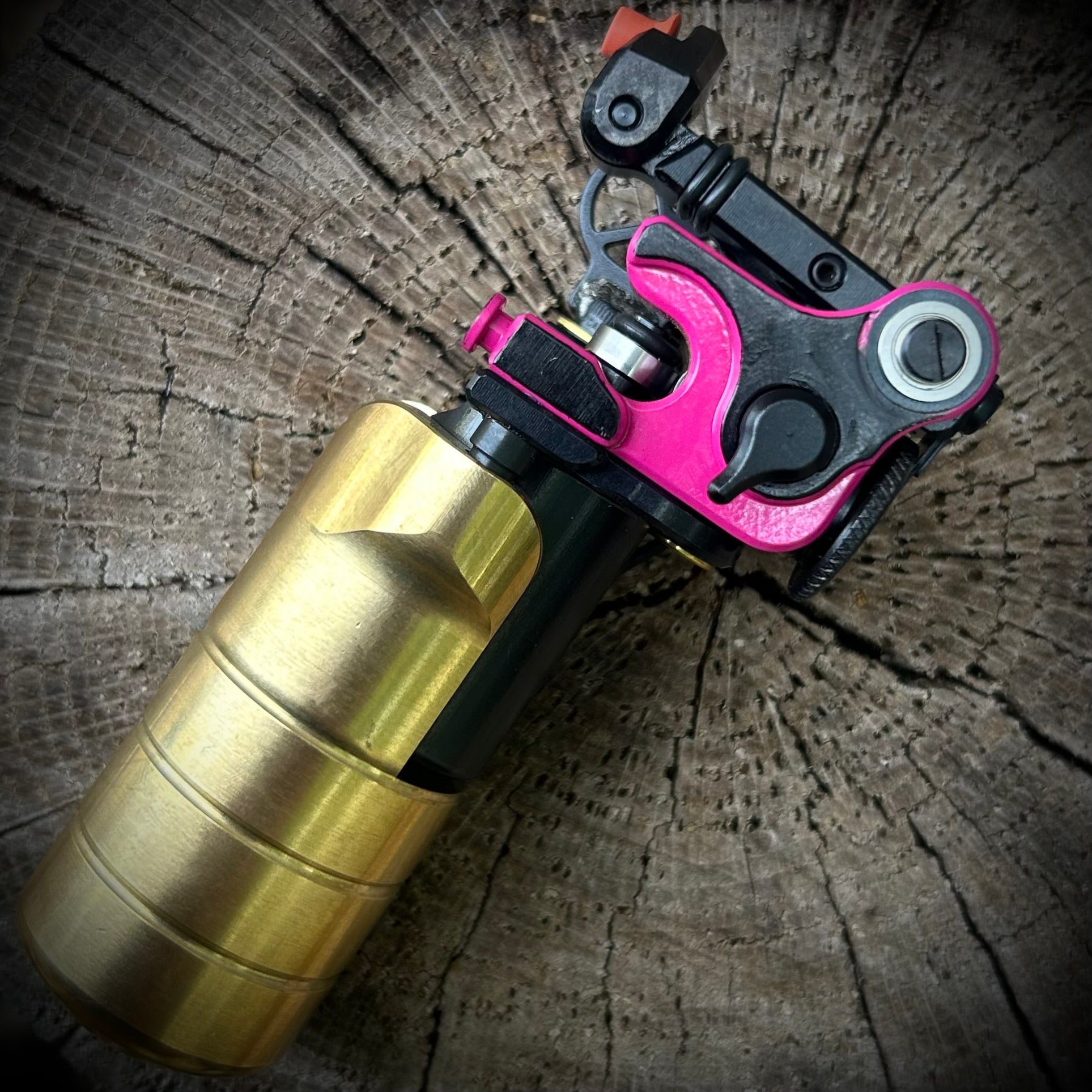 2 Tone Pink Full Monty - Dan Kubin Rotary - 