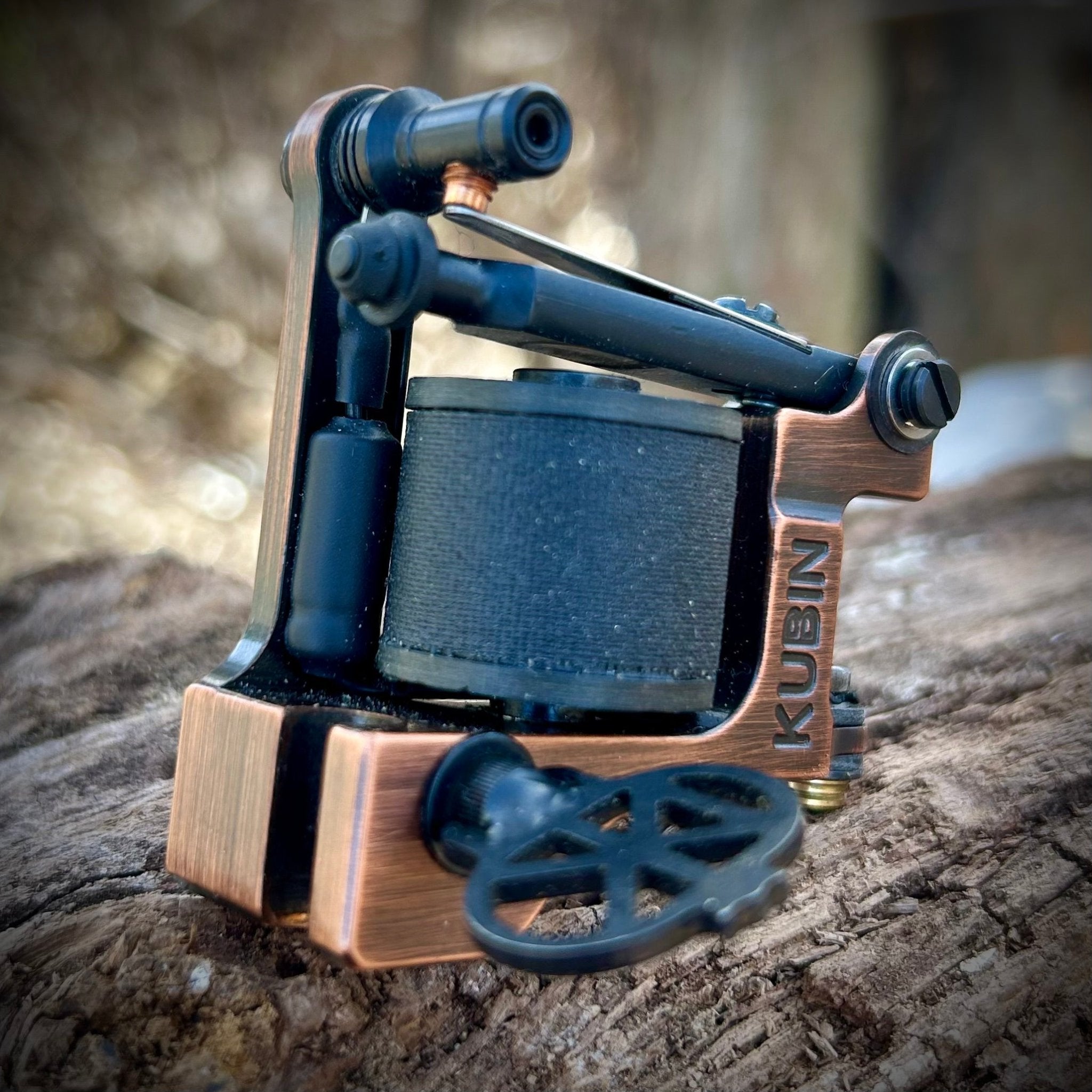 Ghost Dog - Bronze & Black - Dan Kubin Rotary - 