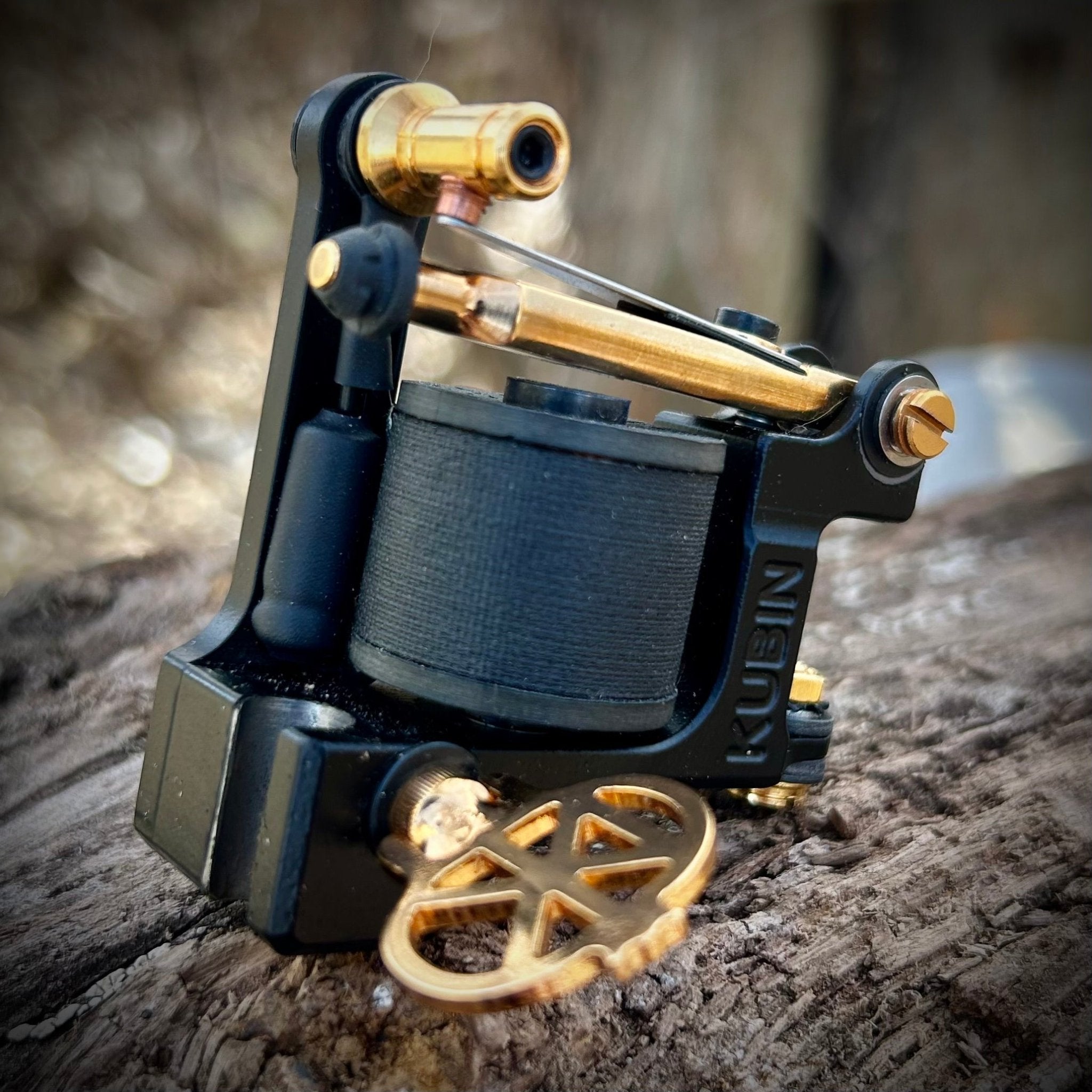 Ghost Dog - Gold & Black - Dan Kubin Rotary - 