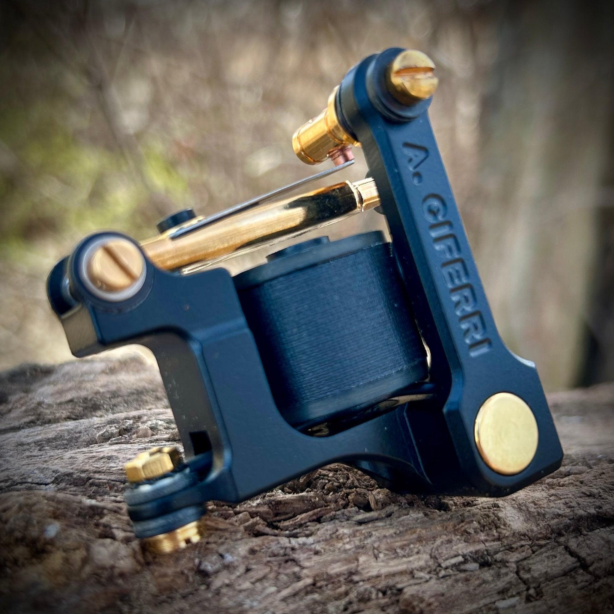 Ghost Dog - Gold & Black - Dan Kubin Rotary - 