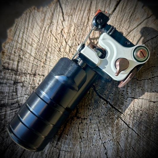Pearl White w/ Copper - Full Monty - Dan Kubin Rotary - 