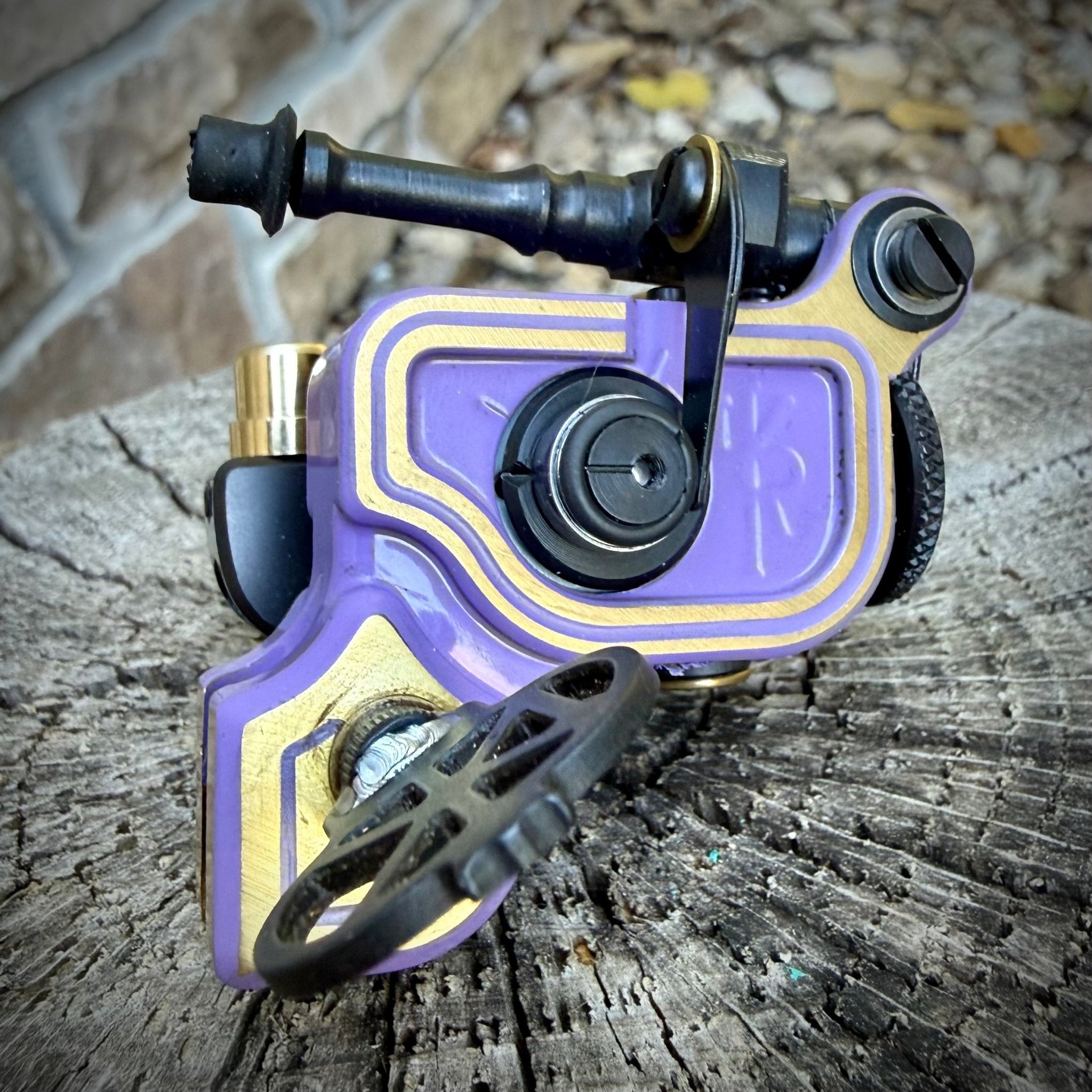 Sidewinder 46er | 2-Toned Lavender w/ DUAL housing - Dan Kubin Rotary - DK-46er-2toned-lav-dual