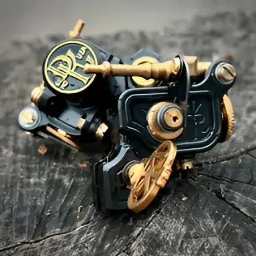 Sidewinder 46er – Featherweight – Black – Gold - Dan Kubin Rotary - SW - 46 - FW - BLK - GO