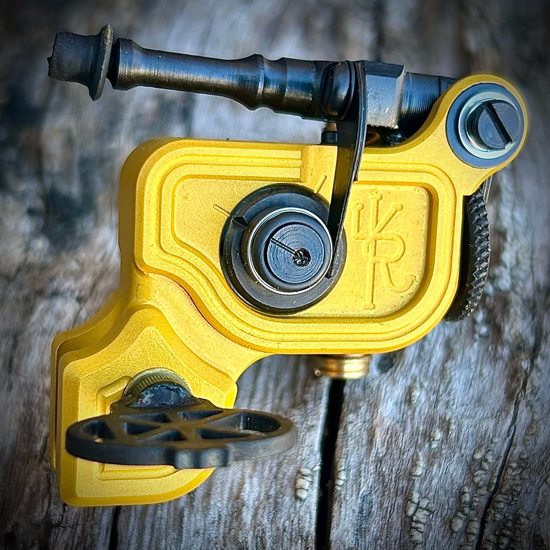 Sidewinder 46er | Flat Gold - Dan Kubin Rotary - SK46-mat-BLK