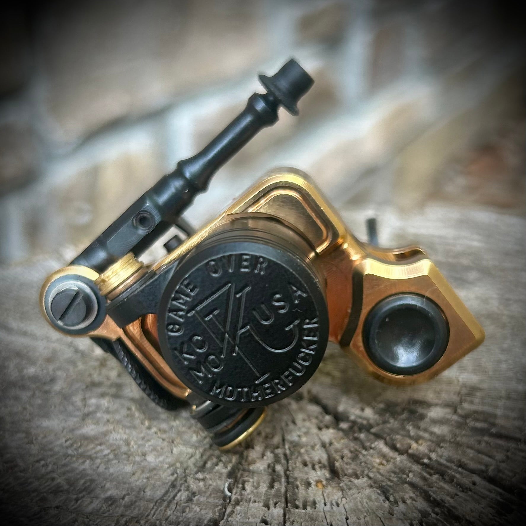 Sidewinder 46er | Gold w/ Black Hardware - Dan Kubin Rotary - 