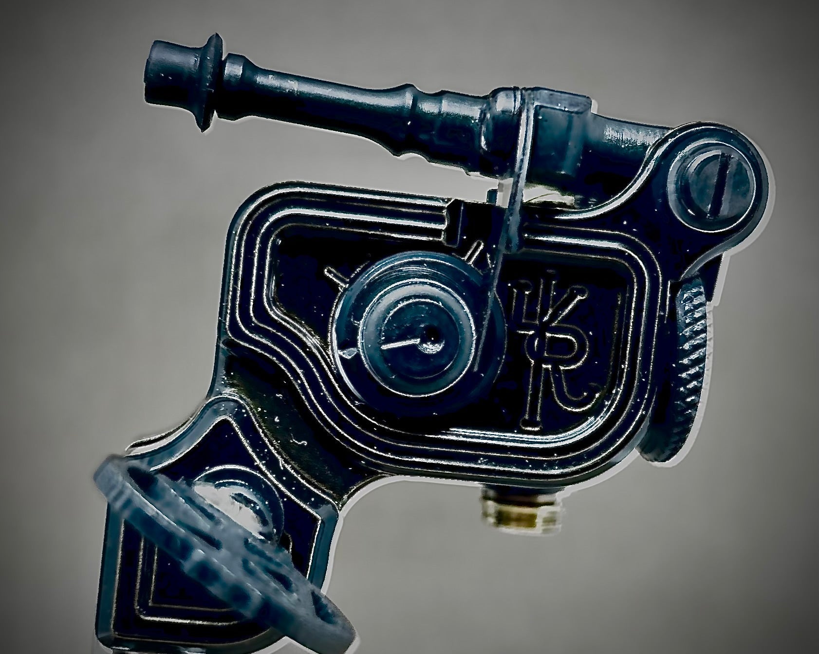 Sidewinder 46er | Ink Black DUAL connection - Dan Kubin Rotary - SW-46-INK-BLK