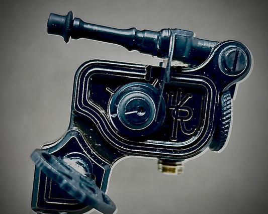 Sidewinder 46er | Ink Black DUAL connection - Dan Kubin Rotary - SW-46-INK-BLK