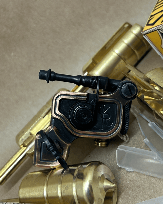 Sidewinder 46er | Rubbed Brass - Dan Kubin Rotary - SW - 46 - RU - BR