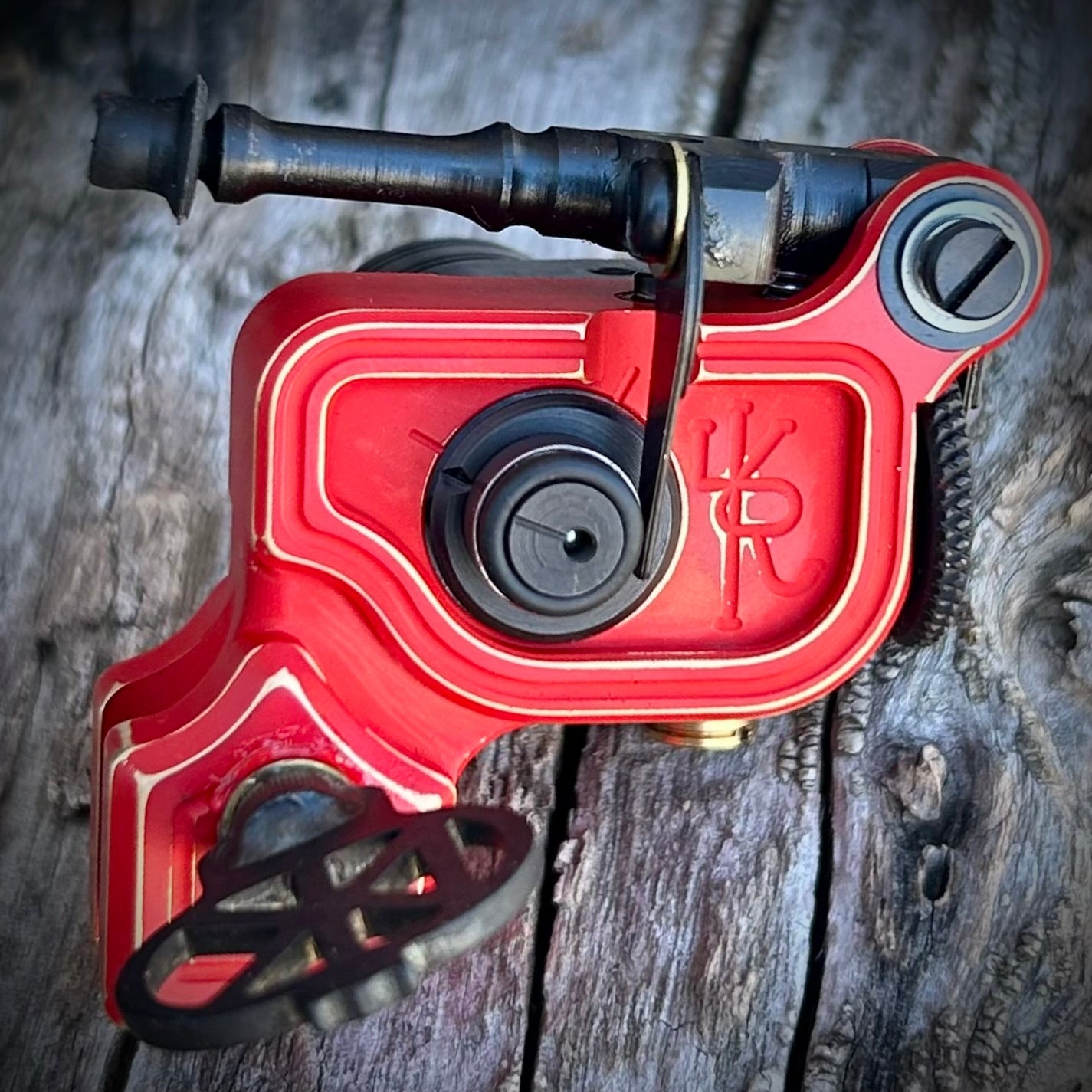 Sidewinder 46er | Rubbed Through Cerakote Red - Dan Kubin Rotary - 