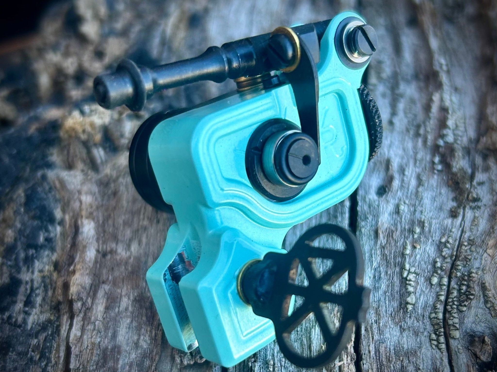 Sidewinder 46er | Tropical Teal - Dan Kubin Rotary - SW-46-FW-MU-RCA-ST-1