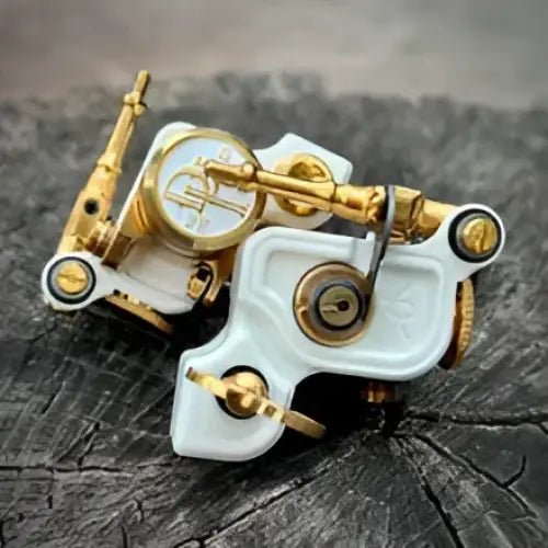 Sidewinder 46er – White – Gold - Dan Kubin Rotary - SW - 46 - WH - GO