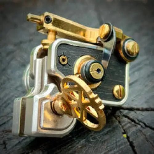 Sidewinder 7.5 – Antique – Silver – Gold – Ebony - Dan Kubin Rotary - SW - 7.5 - ANT - SIL - GOL - EBO