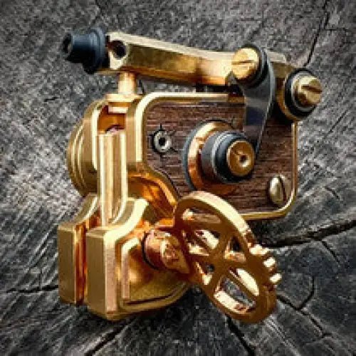 Sidewinder 7.5 – Gold – As F*ck – Oak - Dan Kubin Rotary - SW - 7.5 - GO - AF - OA