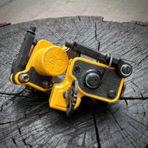 Sidewinder 7.5 – Medium – Yellow – Ebony - Dan Kubin Rotary - SW - 7.5 - ME - YE - EB