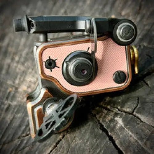 Sidewinder 7.5 – Rubbed Bronze – Pink - Dan Kubin Rotary - sw - 7.5 - RB - PI