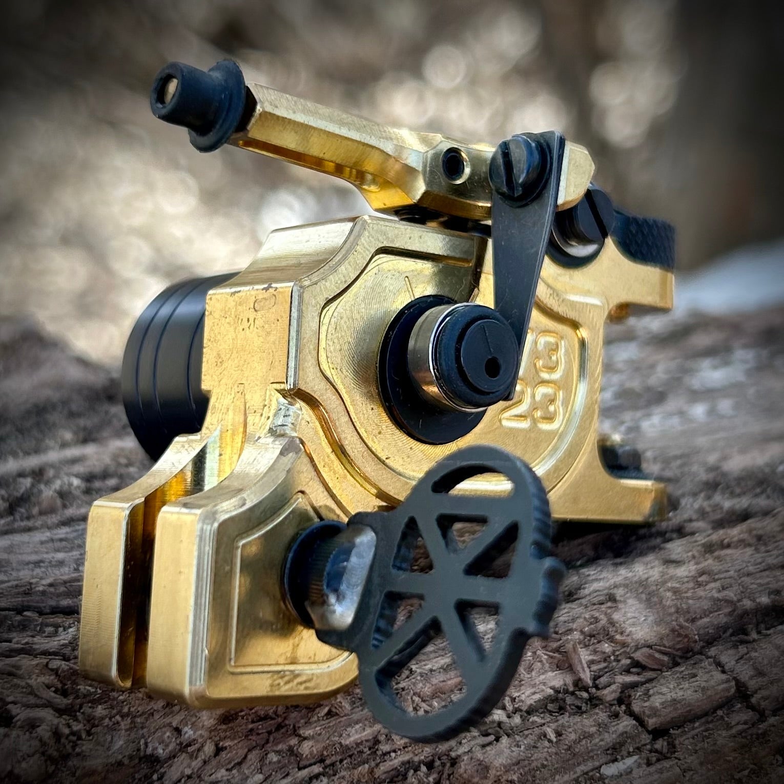 Sidewinder - V3/24 Brass with Black - Dan Kubin Rotary - 