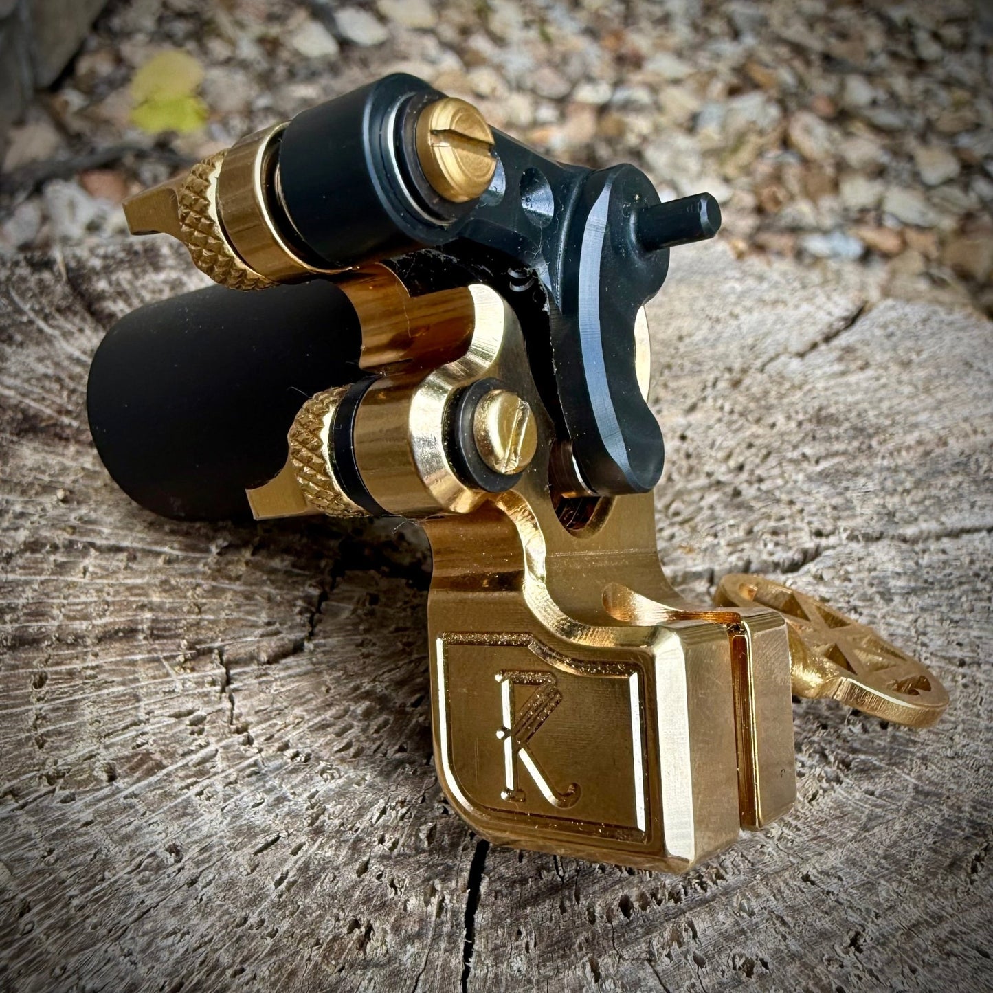 Swingliner V1 Revisited - Gold w/ Black Hardware - Dan Kubin Rotary - 