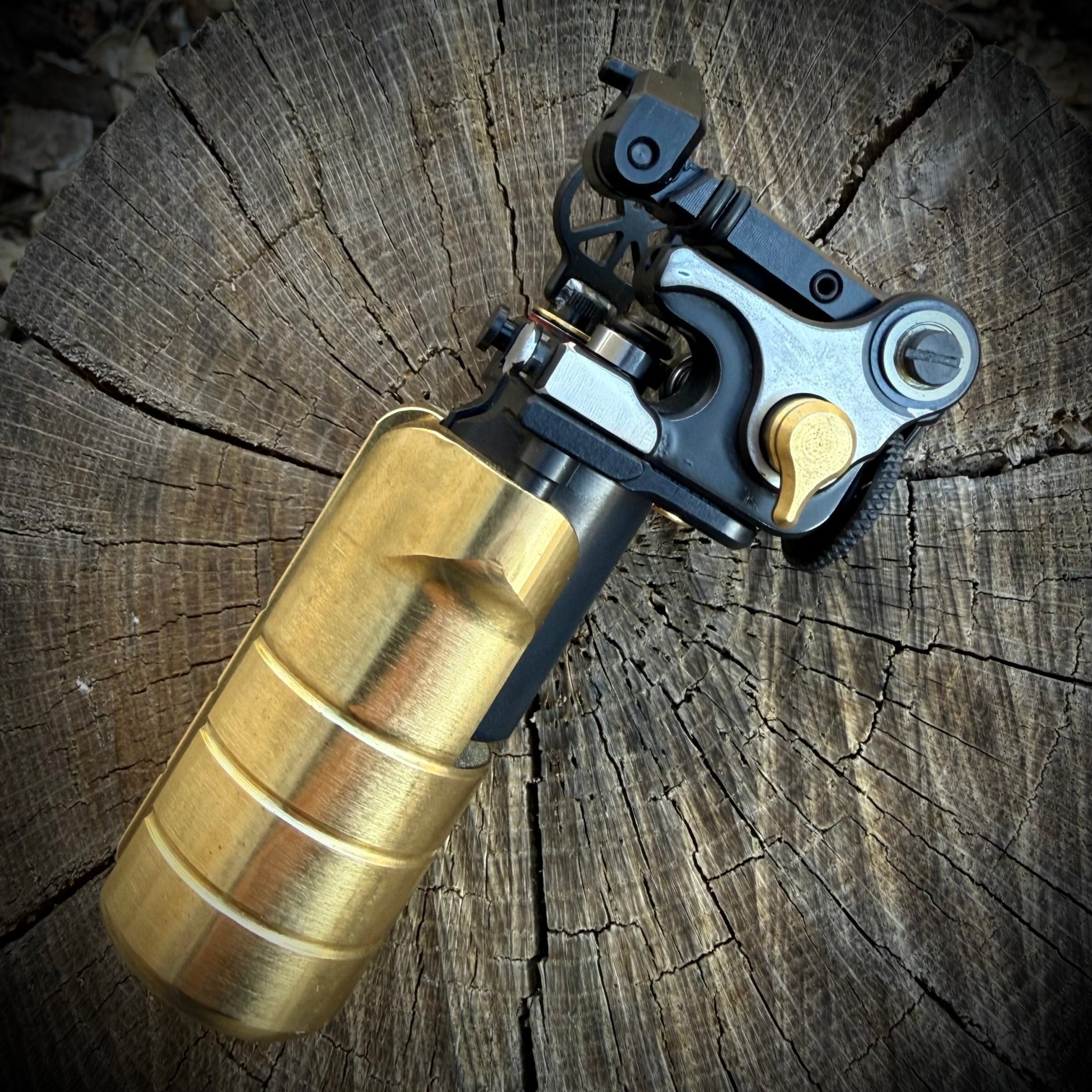 The Full Monty - Featherweight Frame 2 Toned Black - Dan Kubin Rotary - 