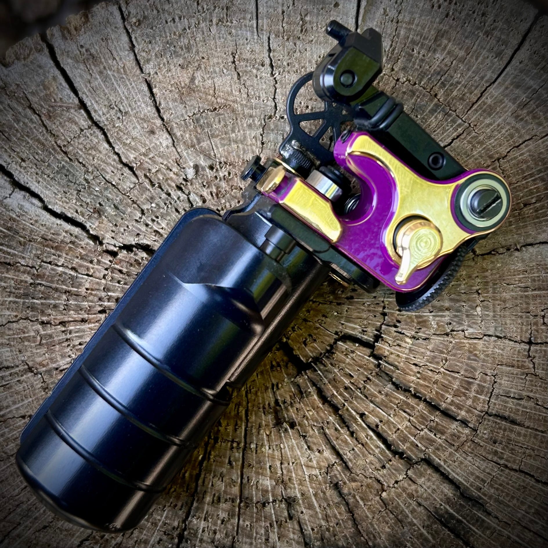 The Full Monty - Polished Purple Power - Dan Kubin Rotary - 